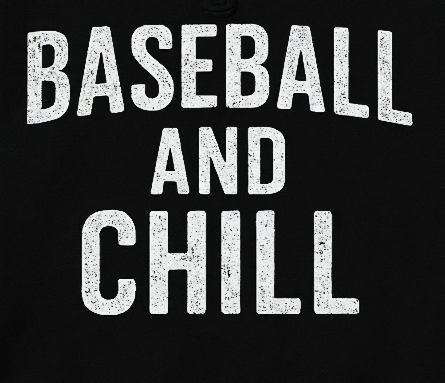 Baseball and chill pullover